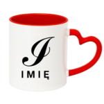 Kubek z dowolnym imieniem i literą