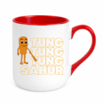 Kubek z napisem "Tung tung tung sahur"