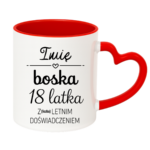 Kubek z dowolnym imieniem i dowolną liczbą lat doświadczenia "Boska"
