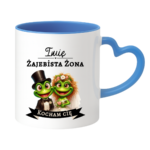 Kubek z dowolnym imieniem "Żajebista żona"