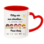 Kubek z dowolnym imieniem "Niby nie ma ideałów"