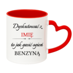 Kubek z dowolnym imieniem "Dyskutować z"