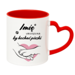 Kubek z dowolnym imieniem "Urodzona by kochać pieski"