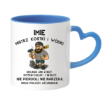 Kubek z dowolnym imieniem "Mistrz kostki i wódki"