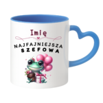 Kubek z dowolnym imieniem "Najfajniejsza szefowa"