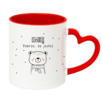 Kubek z dowolnym imieniem "Dobrze że jesteś"