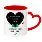 Kubek z dowolnymi imionami ,,Najlepszy Dziadek"