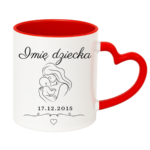 Kubek z dowolną datą i imieniem dziecka