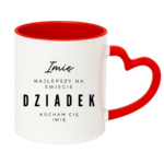 Kubek z dowolnym imieniem "Najlepszy na świecie dziadek"