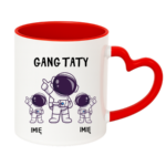 Kubek z dowolnymi imionami "Gang taty"
