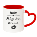 Kubek z dowolnym imieniem "Miłego dnia stara pizdo"