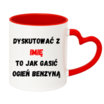 Kubek Personalizowany ,,Dyskutować" z imieniem