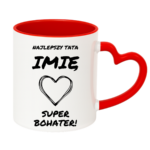 Kubek z dowolnym imieniem "Najlepszy tata"