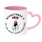 Kubek z dowolnym imieniem "Dyskutować z..."