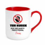 Kubek z dowolnym imieniem "Ten kubek jest już zajęty"