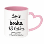 Kubek z dowolnym imieniem i dowolną liczbą lat doświadczenia "Boska"