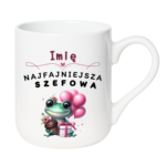 Kubek z dowolnym imieniem "Najfajniejsza szefowa"