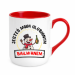 Kubek "Jesteś moim ulubionym bałwanem"