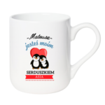 Kubek z dowolnymi imionami "Jesteś moim Serduszkiem''