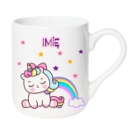 Kubek z dowolnym imieniem "Jednorożec"