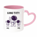 Kubek z dowolnymi imionami "Gang taty"