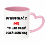 Kubek Personalizowany ,,Dyskutować" z imieniem