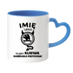 Kubek z dowolnym imieniem "Jego skoda"