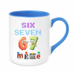 Kubek z napisem "Six Seven"
