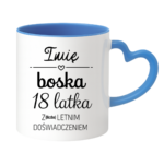 Kubek z dowolnym imieniem i dowolną liczbą lat doświadczenia "Boska"