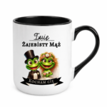 Kubek z dowolnym imieniem "Żajebisty mąż"