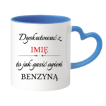 Kubek z dowolnym imieniem "Dyskutować z"