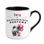 Kubek z dowolnym imieniem "Najfajniejsza szefowa"