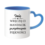 Kubek z dowolnym imieniem "Wręczę Ci mandacik"