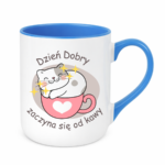 Kubek "Dzień dobry zaczyna się od kawy"