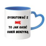 Kubek Personalizowany ,,Dyskutować" z imieniem