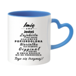 Kubek z dowolnym imieniem ,,Wariatka"