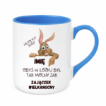 Kubek z dowolnym imieniem „Zajączek Wielkanocny”