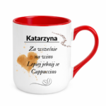 Kubek z dowolnym imieniem "Za wcześnie na wino"