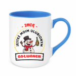 Kubek z dowolnym imieniem "Jesteś moim ulubionym bałwanem"