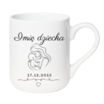 Kubek z dowolną datą i imieniem dziecka