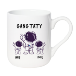 Kubek z dowolnymi imionami "Gang taty"