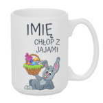 Kubek z dowolnym imieniem "Chłop z jajami"
