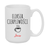 Kubek z dowolnym imieniem "Eliksir cierpliwości"