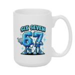 Kubek z napisem "Six Seven"