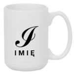 Kubek z dowolnym imieniem i literą