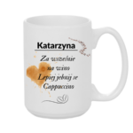 Kubek z dowolnym imieniem "Za wcześnie na wino"