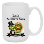 Kubek z dowolnym imieniem "Żajebista żona"