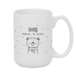Kubek z dowolnym imieniem "Dobrze że jesteś"