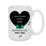 Kubek z dowolnymi imionami ,,Najlepszy Dziadek"