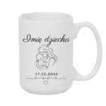 Kubek z dowolną datą i imieniem dziecka